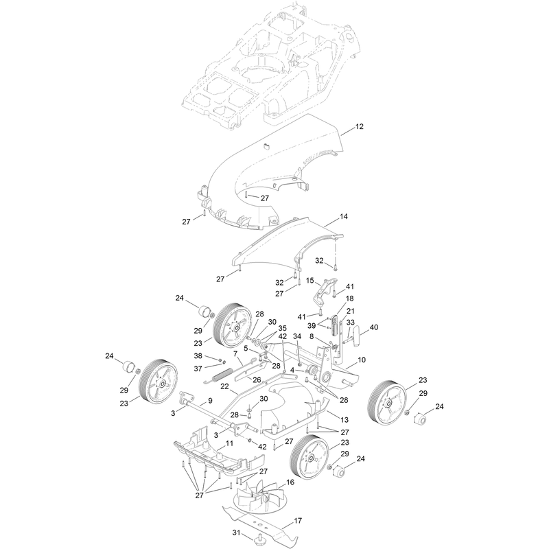 Height of Cut and Wheel Assembly