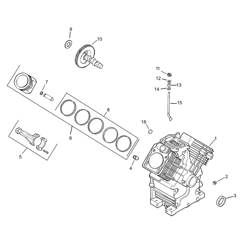 Crankscase Assembly Kohler CH20S-64684