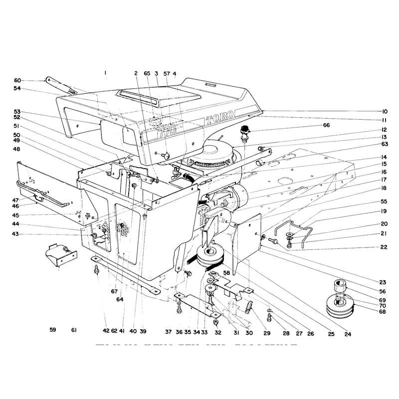 Hood And Engine Assembly