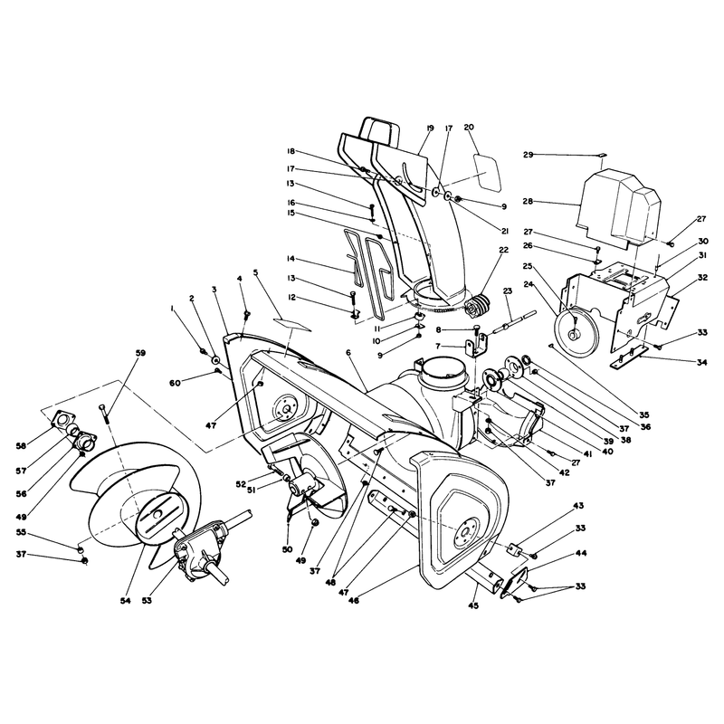 Housing & Chute Assembly