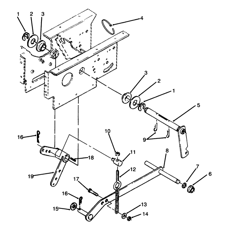 Hydrostatic Lift Linkage