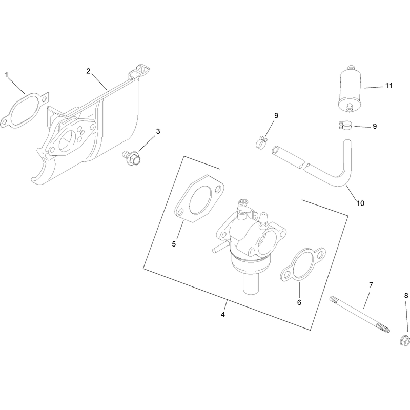 Fuel System Assembly Kohler SV540-0019