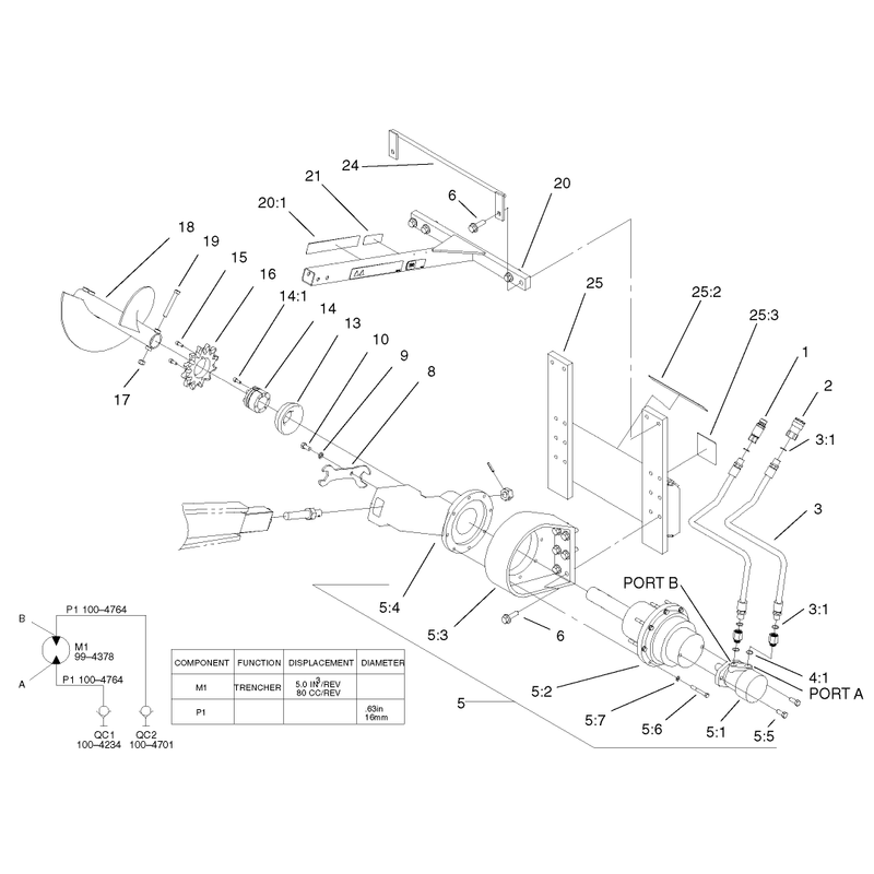 Trencher Assembly