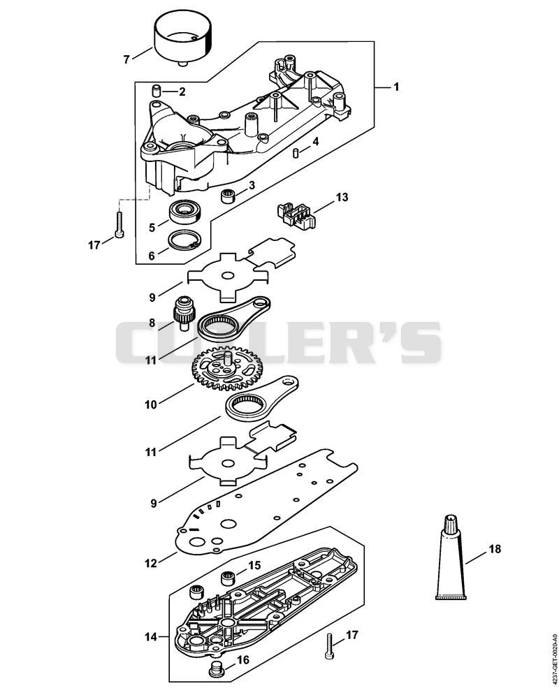 Gear head HS 82 T, 87 T