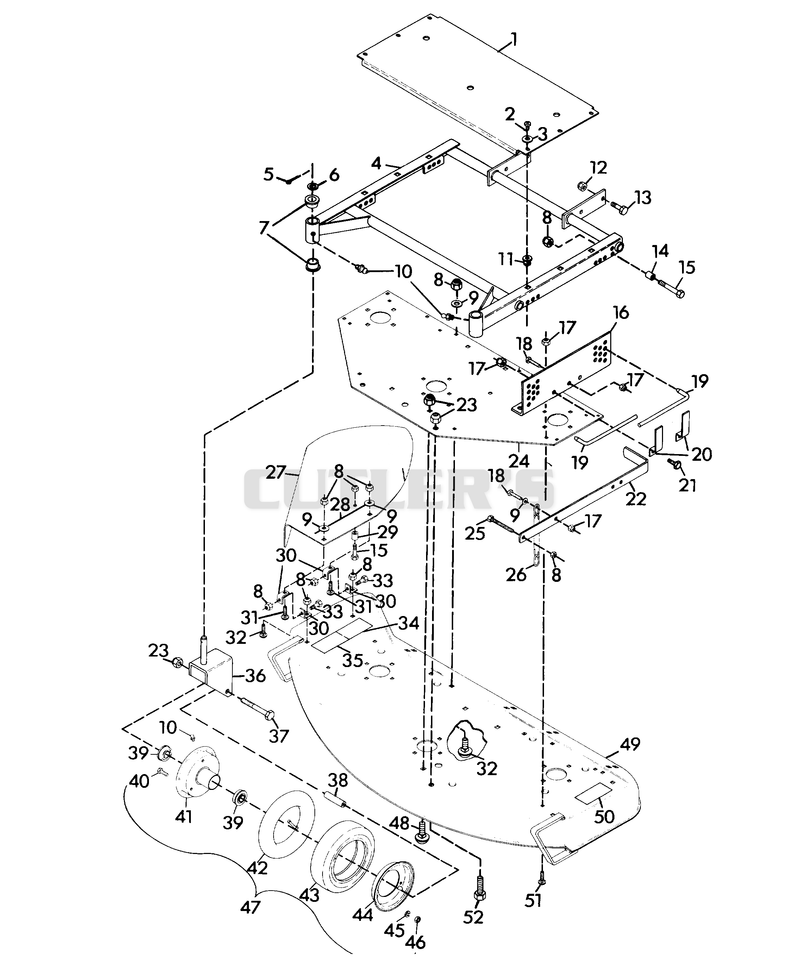 MOWER FRAME