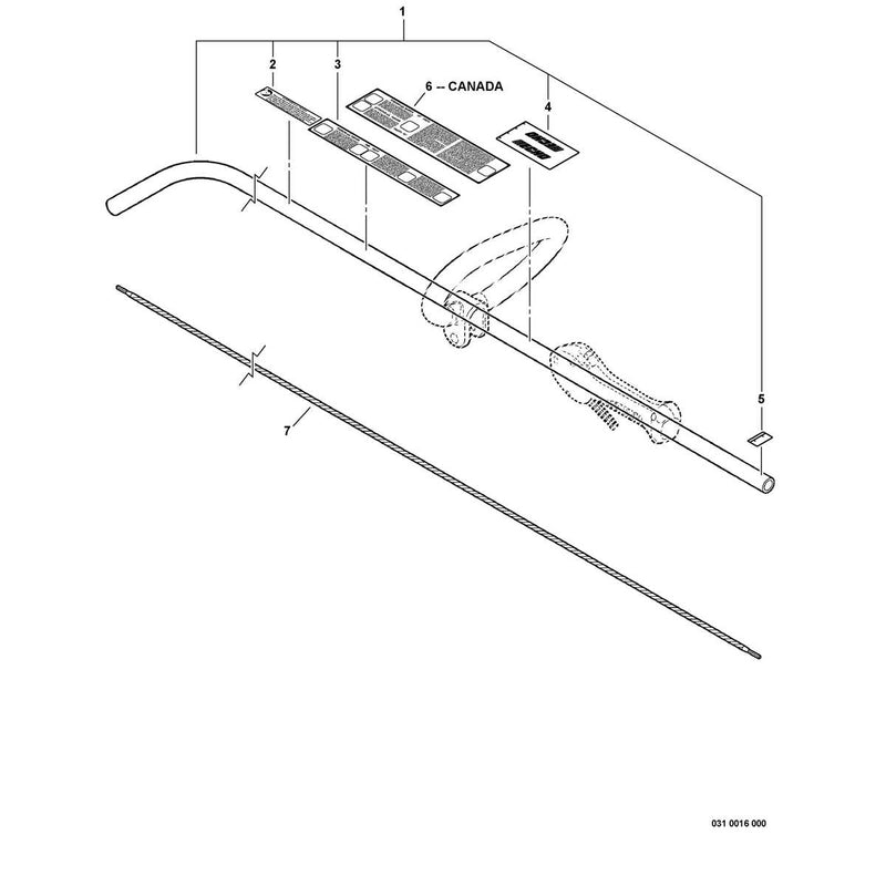 Main Pipe, Flexible Driveshaft