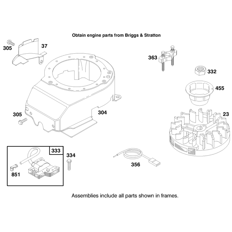 Engine Briggs and Stratton Model 12f802-0667-01