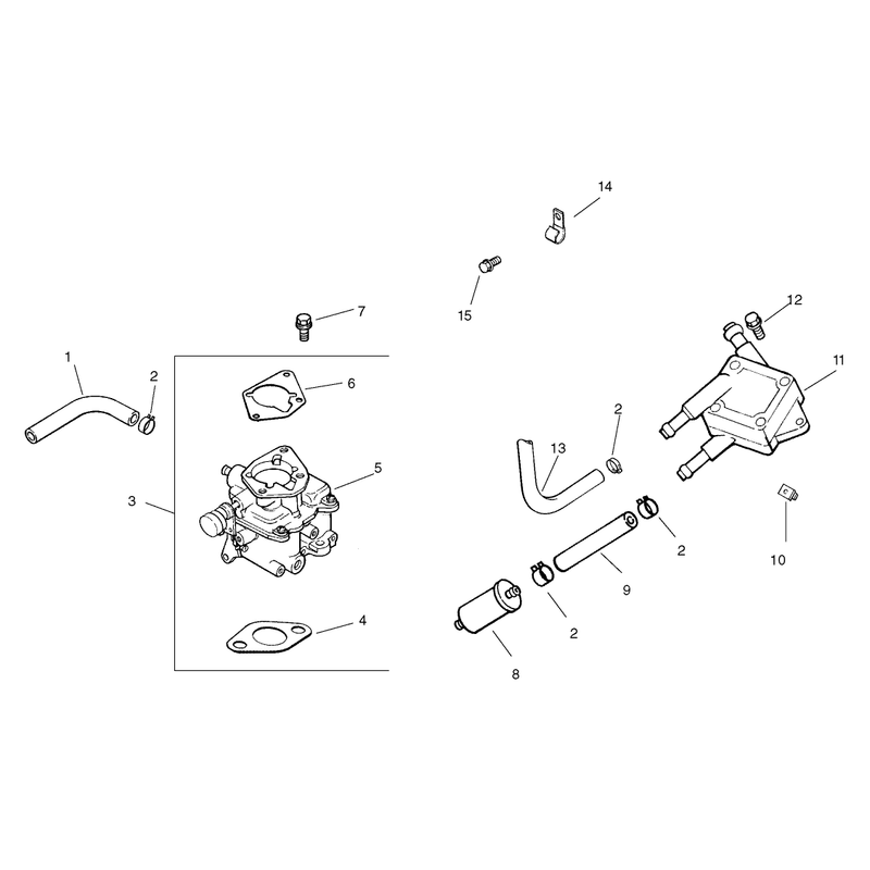 Group 8 Fuel System Assembly Kohler CH20S-64670