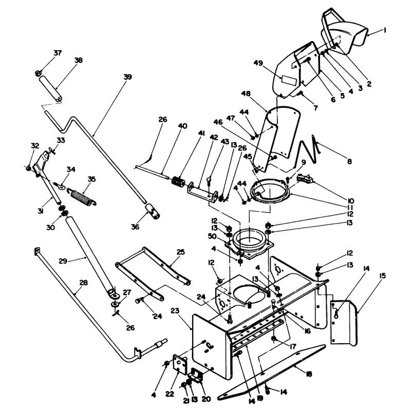 Control and Chute Assembly