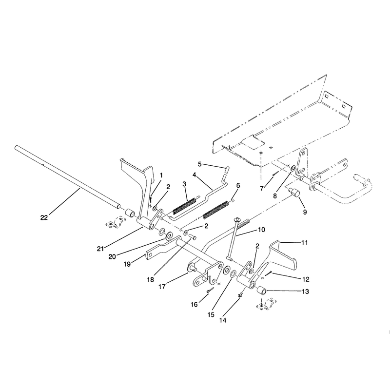 Brake and Clutch Pedal Assembly