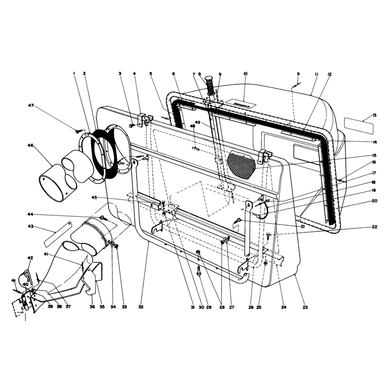 Easy-Empty Grass Catcher Model 59111