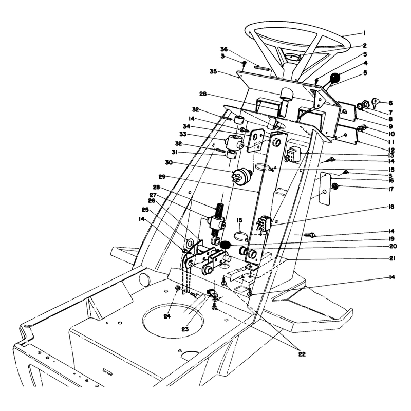 Steering Wheel & Dash Assembly