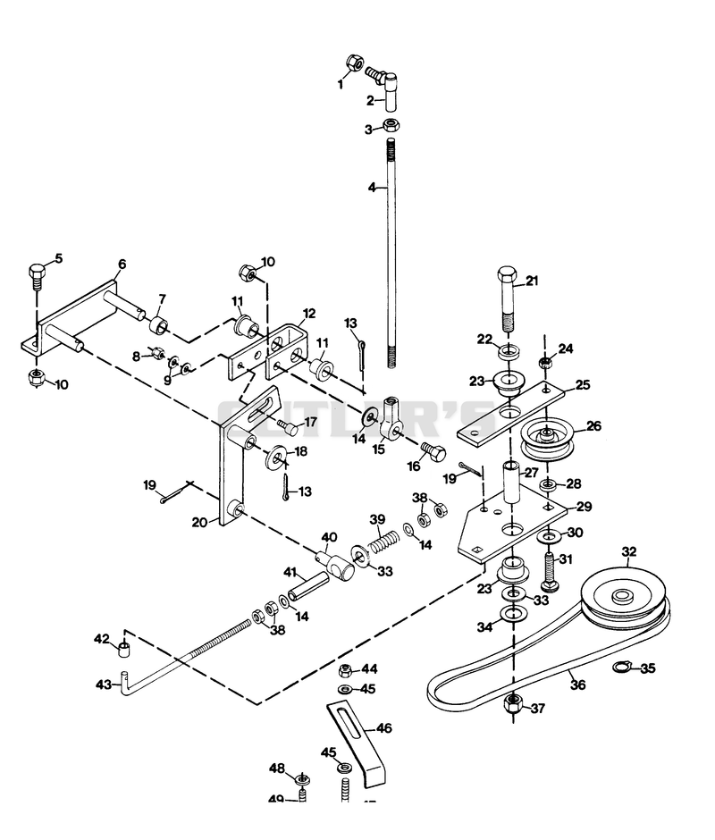 TRACTION CLUTCH LINKAGE