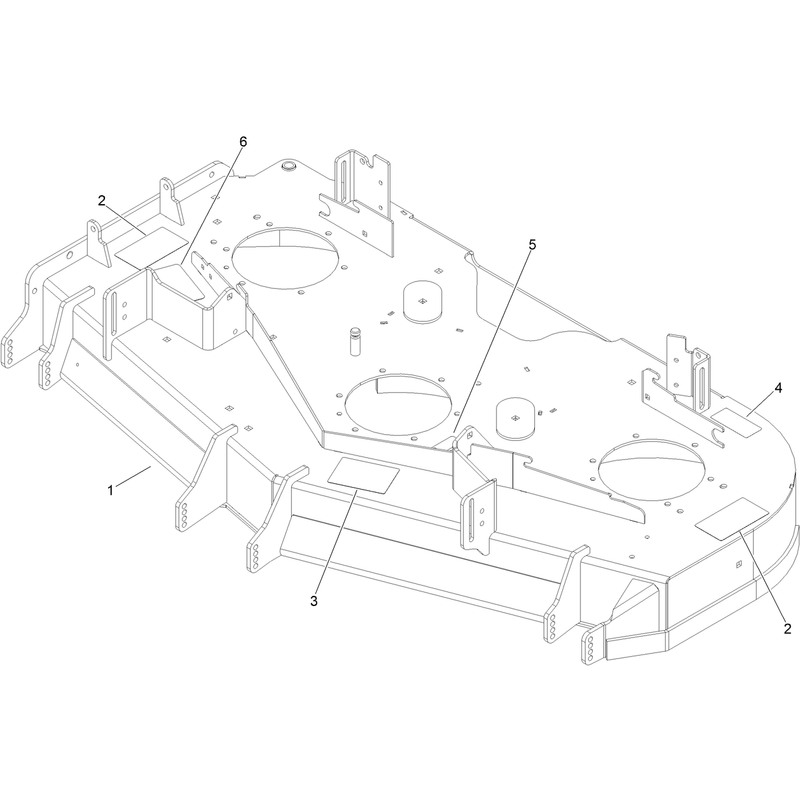 Deck Decal Assembly No. 163-4181SP