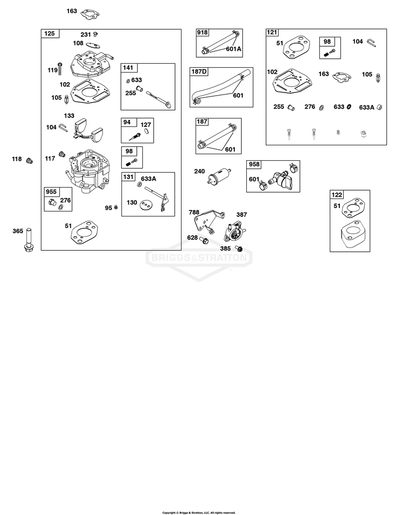 Carburetor and Fuel Supply Group