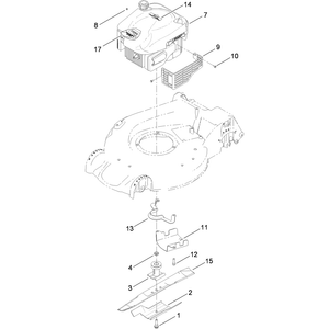 Engine and Blade Assembly