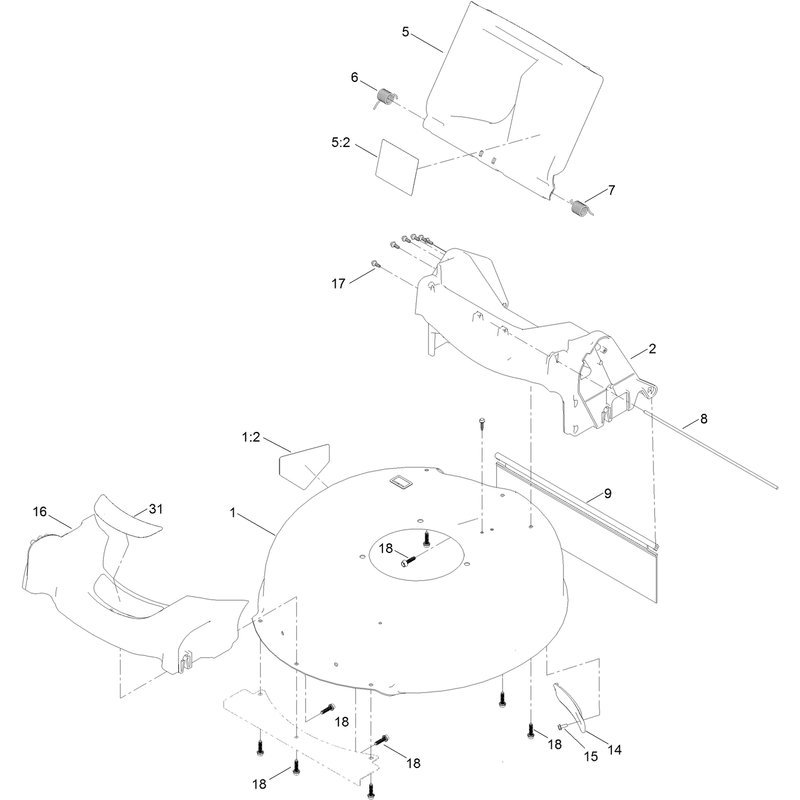 Housing and Chute Assembly