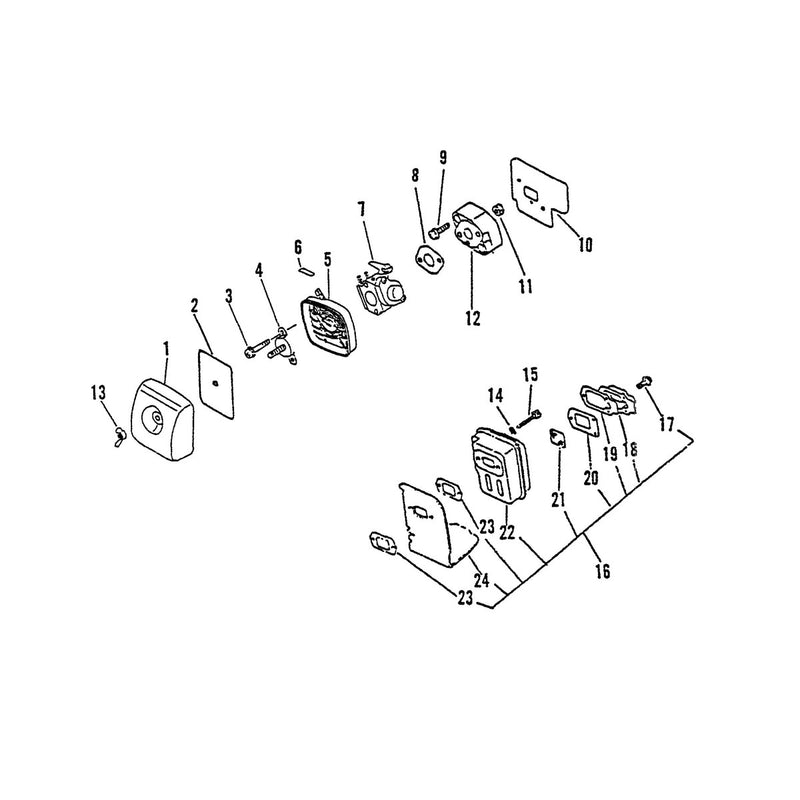 Intake, Exhaust, Air Cleaner