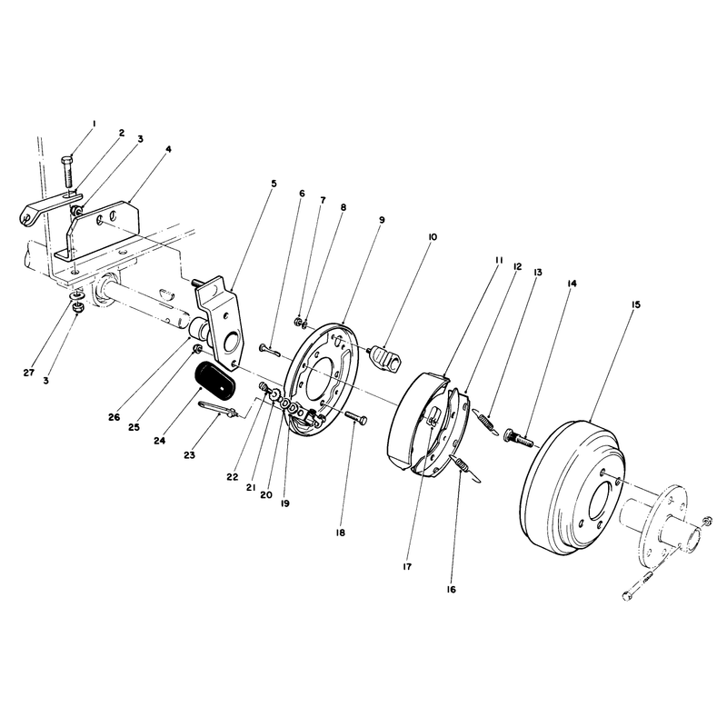 Brake Kit Model No 30758 Optional