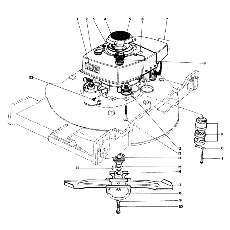 Engine Assembly Model No 20660
