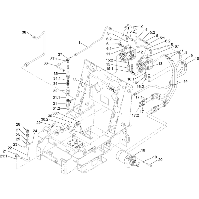 Traction Hydraulics Assembly