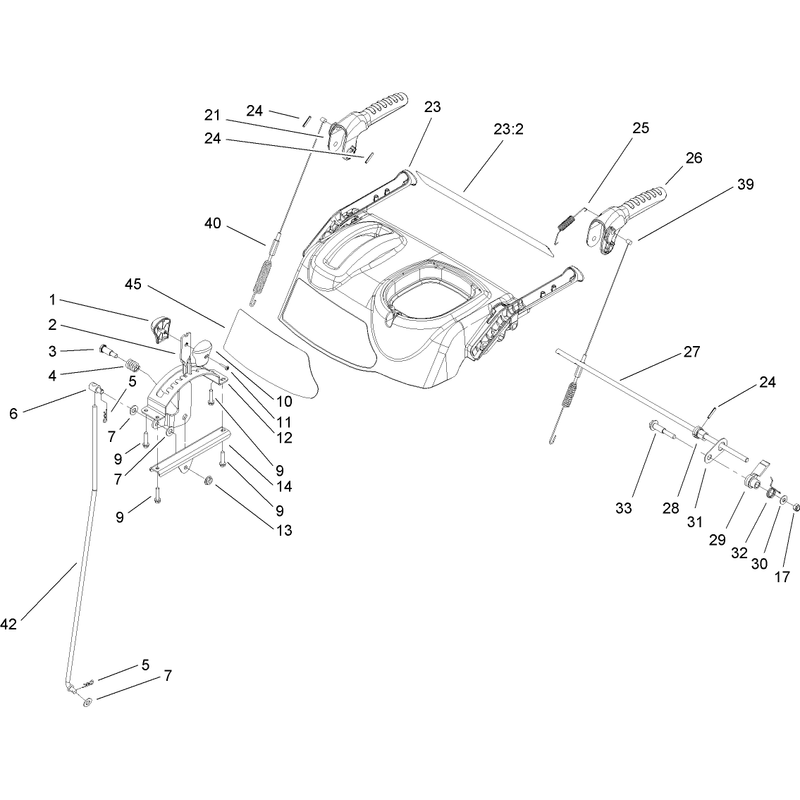 Handle and Control Assembly