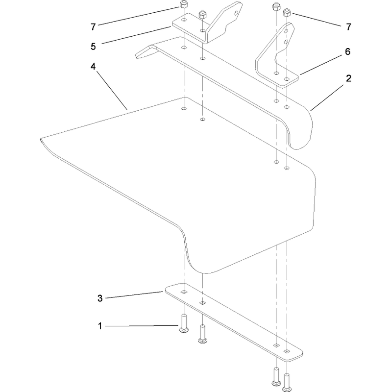 Rubber Deflector Assembly No. 108-2792