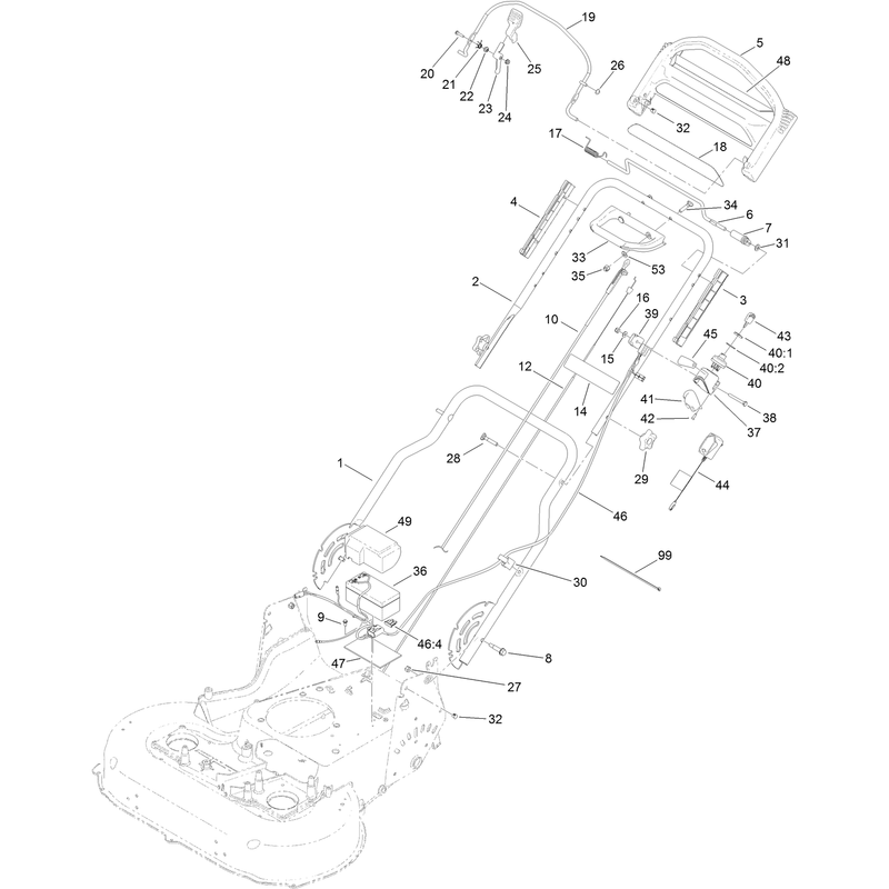 Handle and Electrical Assembly