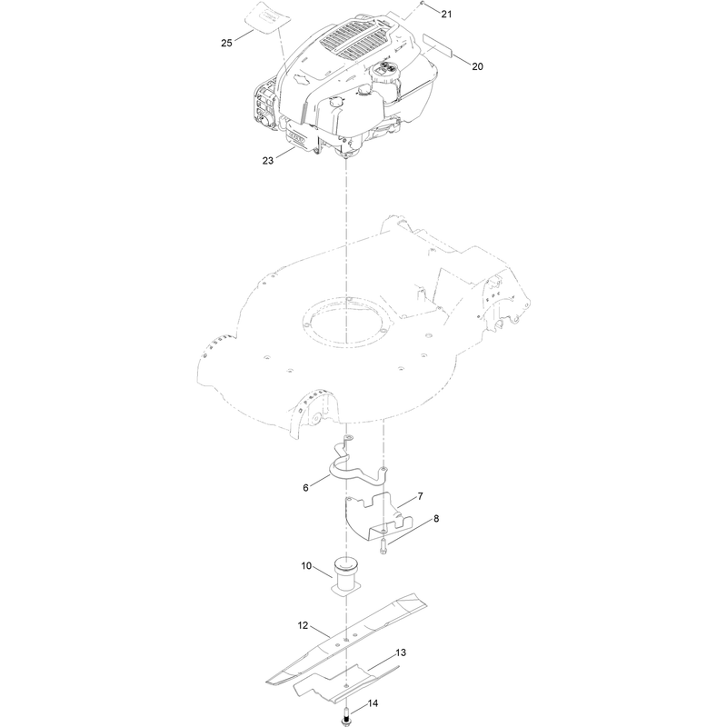 Engine and Blade Assembly