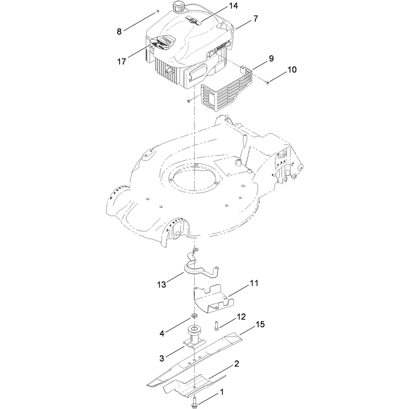Engine and Blade Assembly