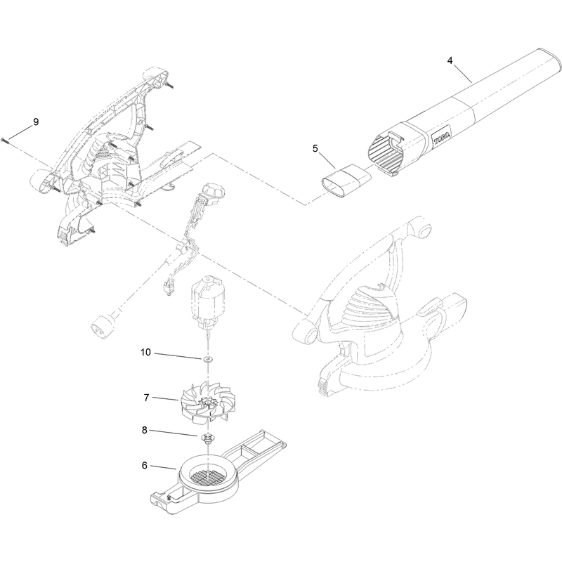 Impeller and Tube Assembly