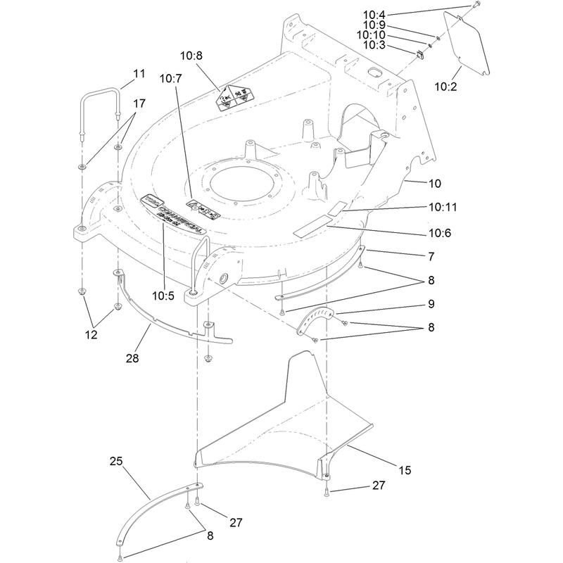 Deck and Chute Assembly