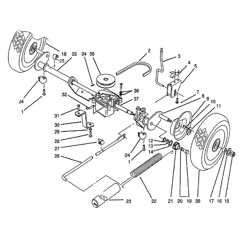 Rear Axle Assembly