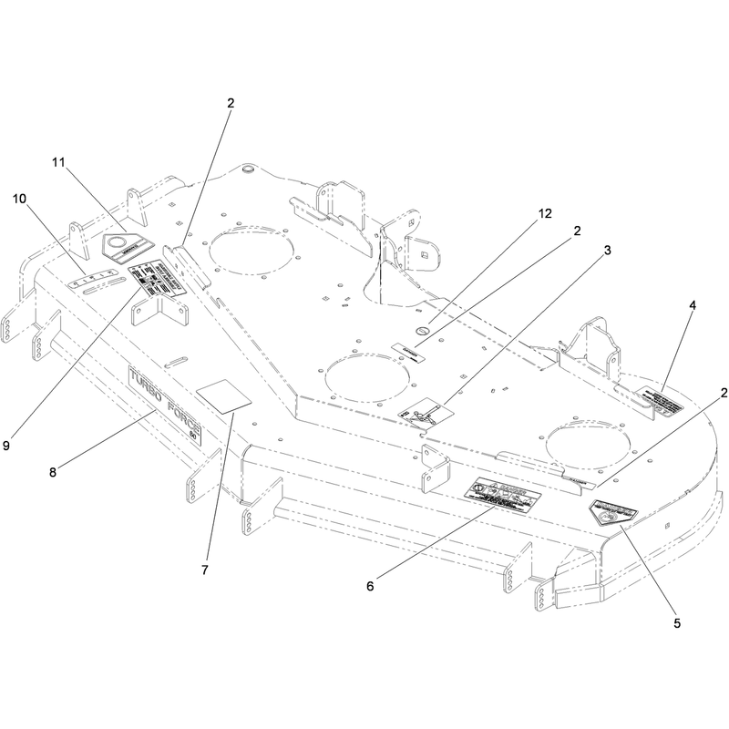 Deck Decal Assembly No. 112-4180