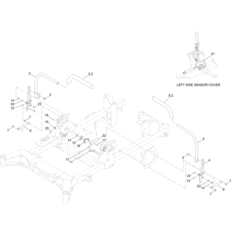 Motion Control and Parking Brake Assembly