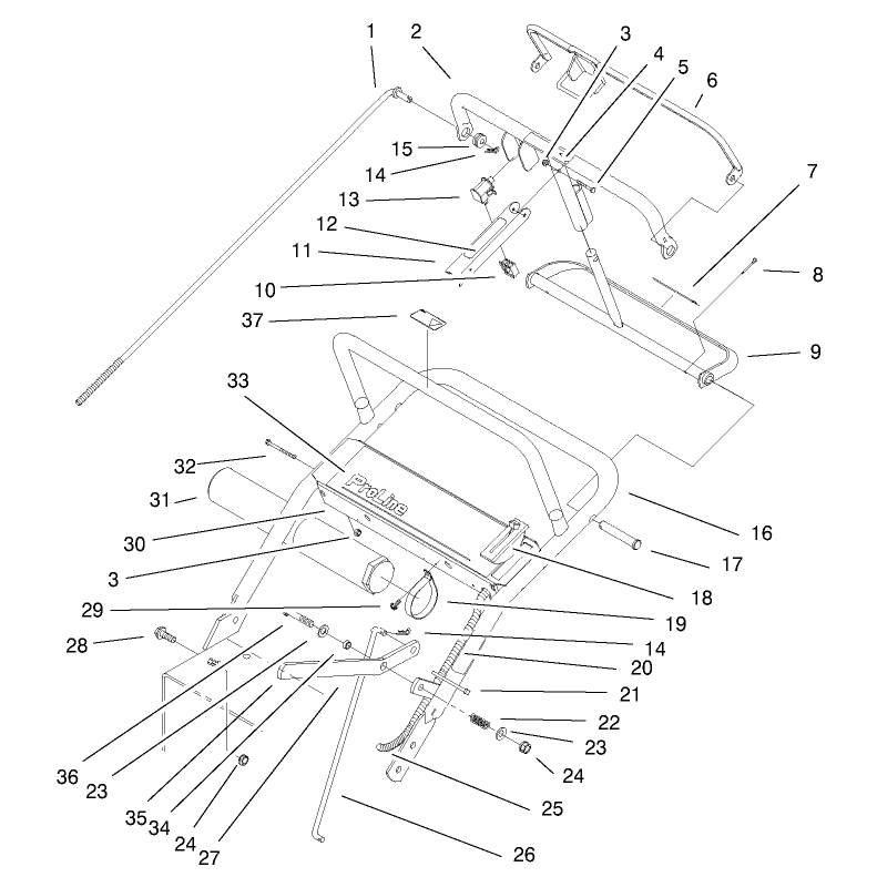 Upper Handle Assembly