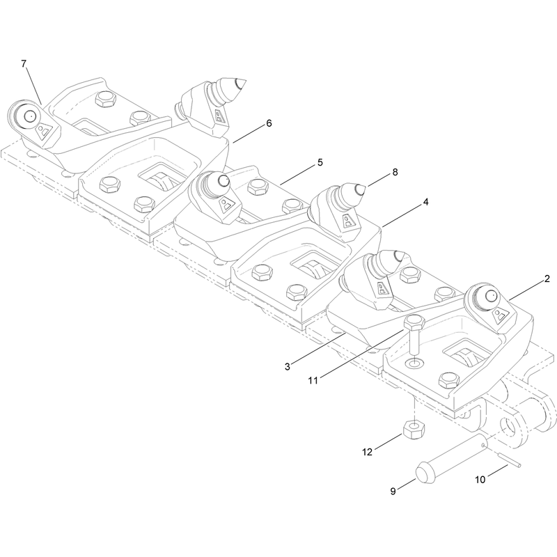 6in x 36in Rock and Frost Chain Assembly  Models 25472 and 25472E