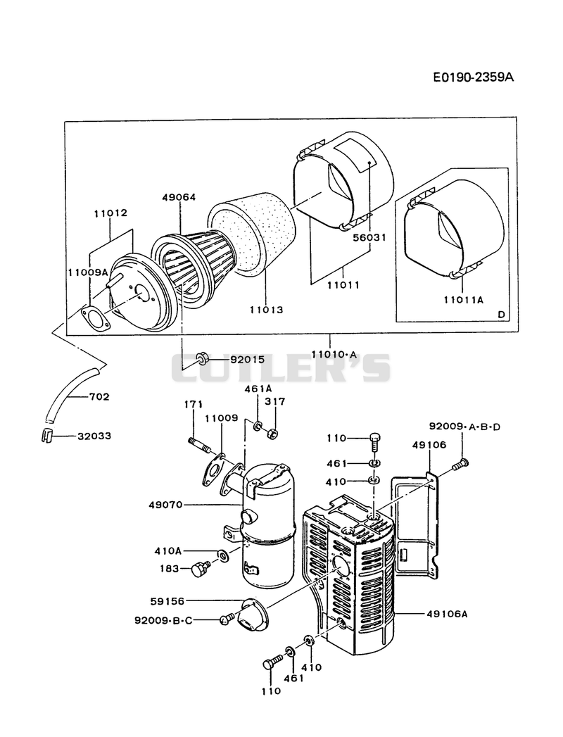 AIR-FILTER/MUFFLER