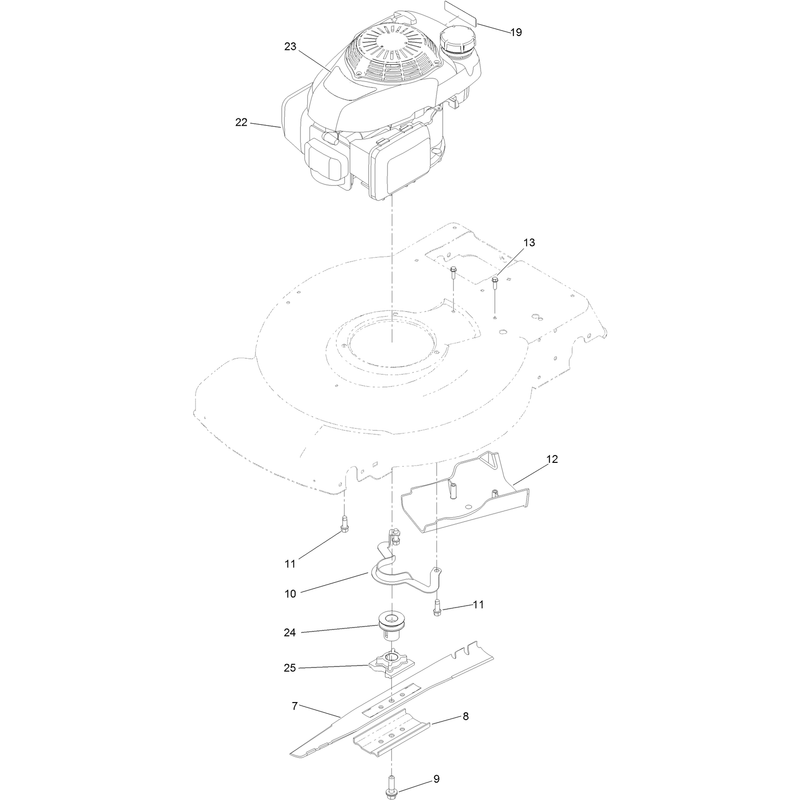 Engine and Blade Assembly