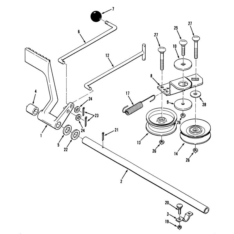 Brake & Idler Assembly (212-H)