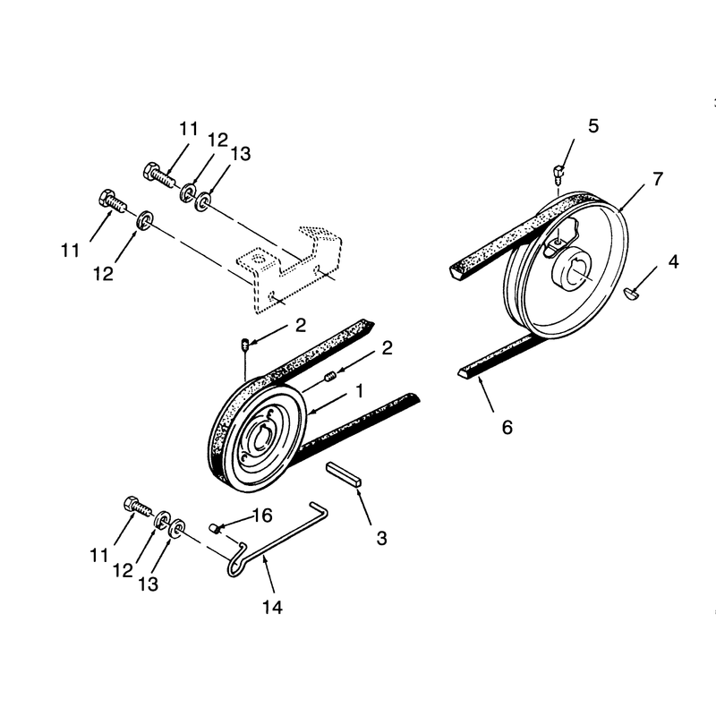 Drive Belt and Pulleys