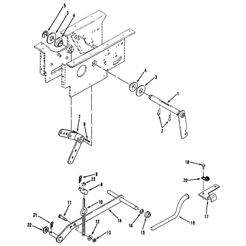 Hydrostatic Lift Linkage 312-H & 416-H