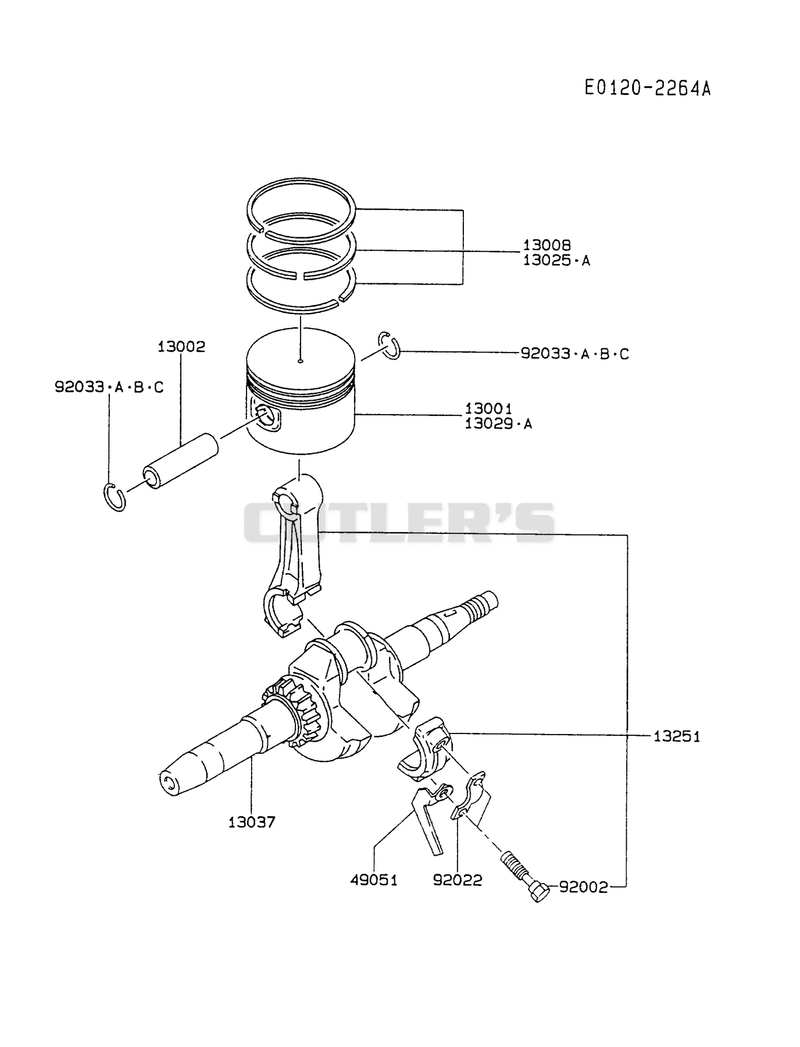 PISTON/CRANKSHAFT