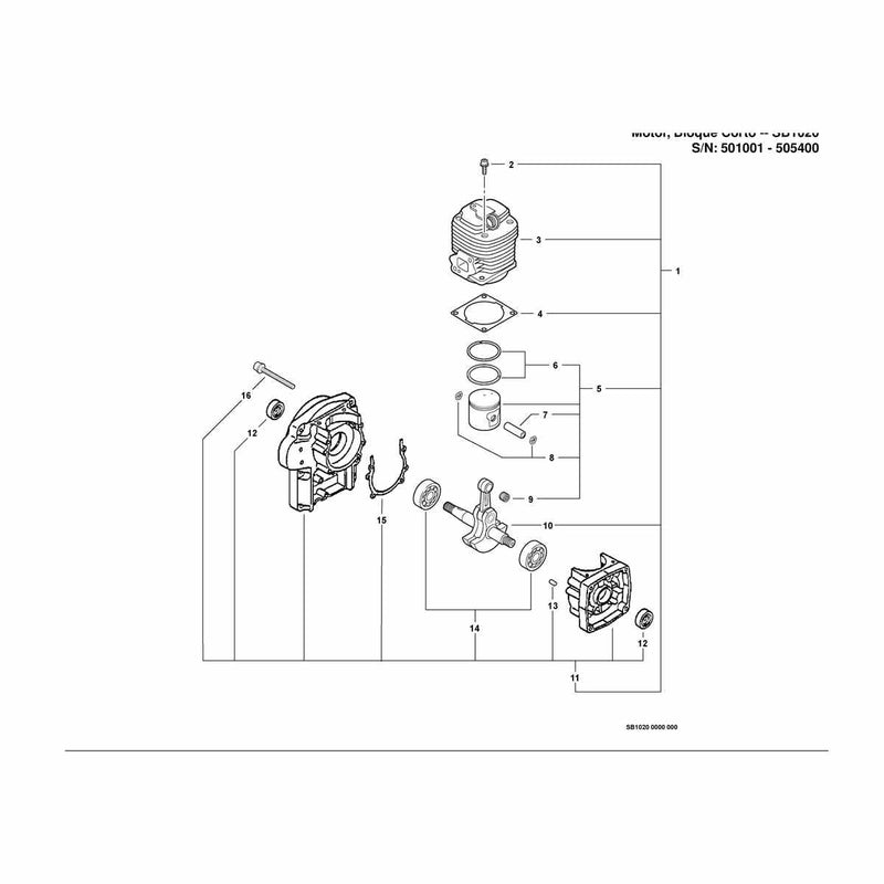 Engine, Short Block -- SB1020