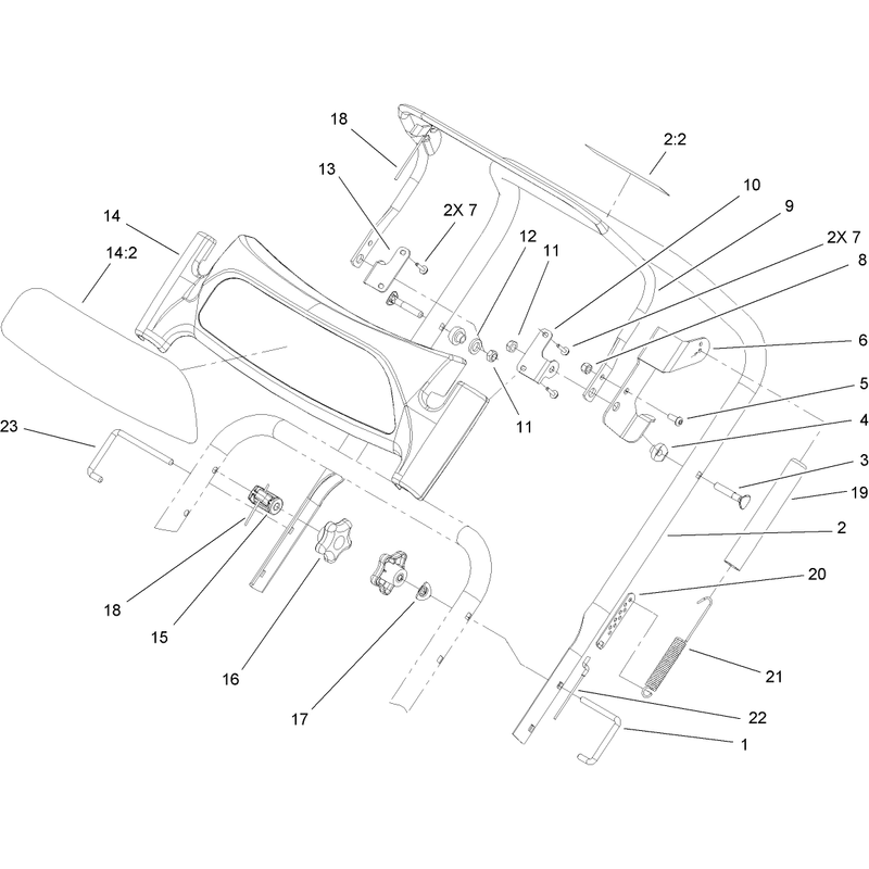 Upper Handle Assembly