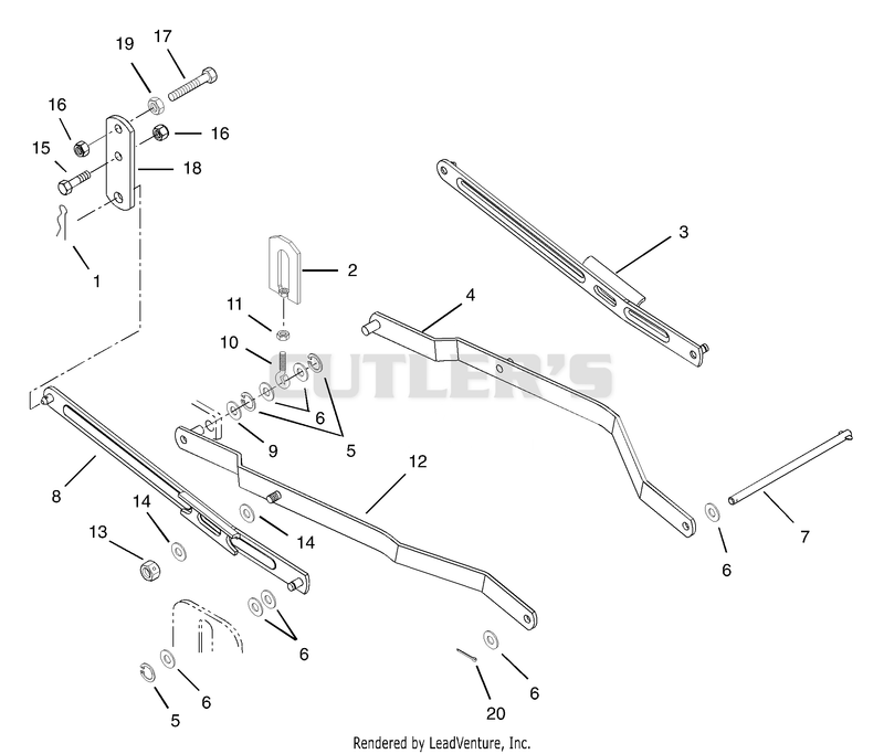 48" Hanger Arm