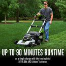 EGO LM2240SP 22'' Super Composite Mower with Peak Power™ Includes Select Cut™ and Touch Drive Self-Propelled Systems - Tool Only