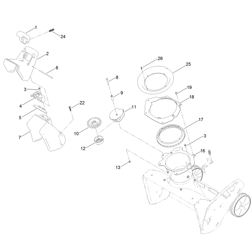Chute Control Assembly