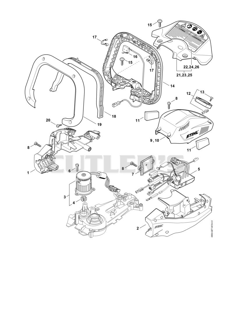 Motor Housing, Electronic Module