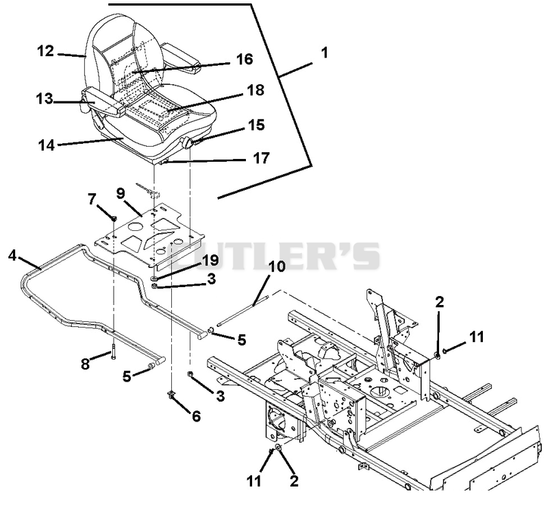 Seat And Hood Frame - XDZ